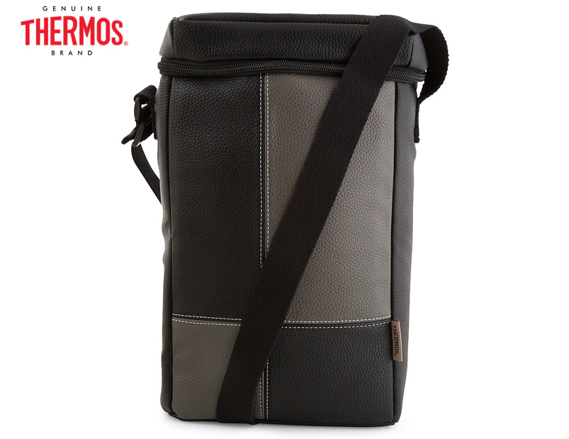 Thermos Insulated 2-Bottle Wine Cooler Bag - Black/Grey