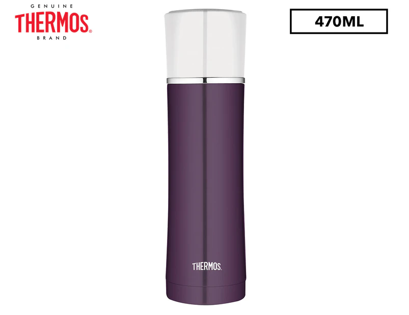 Thermos 470mL Sipp Stainless Steel Vacuum Insulated Flask - Plum