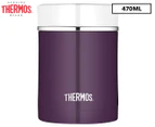 Thermos 470mL Sipp Stainless Steel Vacuum Insulated Food Jar - Plum