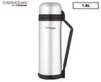 THERMOcafe 1.8L Stainless Steel Food and Drink Vacuum Flask - Silver/Black