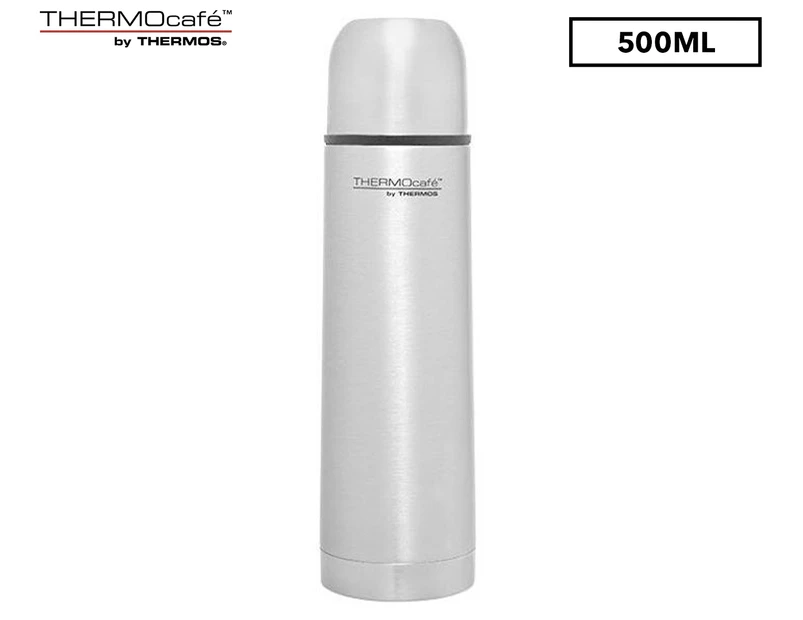 THERMOcafe 500mL Stainless Steel Slimline Vacuum Flask / Bottle - Silver