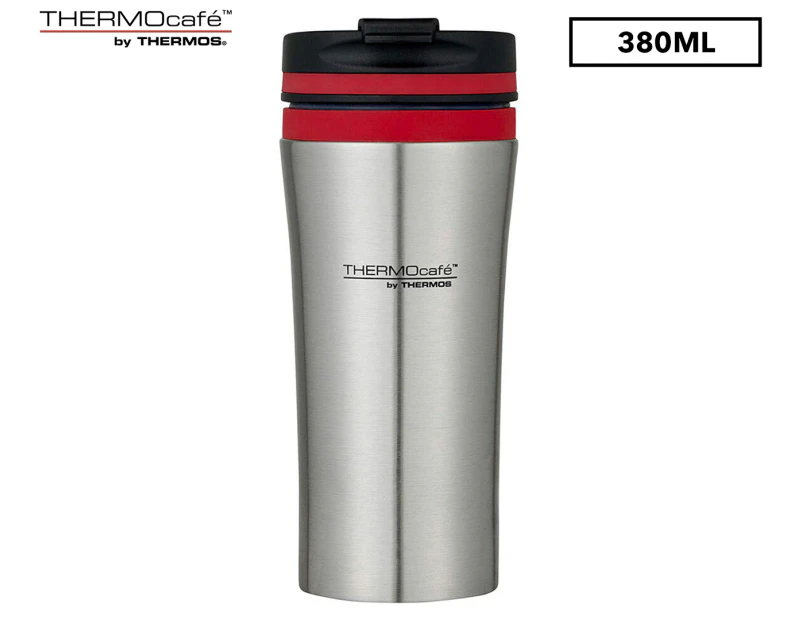 THERMOcafe 380mL Stainless Steel Travel Tumbler - Red