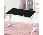 Levede Laptop Desk Computer Stand Table Foldable Tray Adjustable Bed Sofa Black