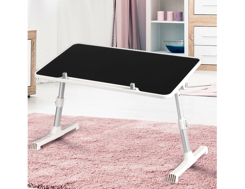 Levede Laptop Desk Computer Stand Table Foldable Tray Adjustable Bed Sofa Black