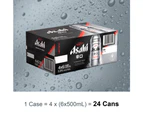 Asahi Super Dry Beer Case 5% 24 x 500ml Cans