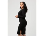 Penny Double Up Nursing Set  Black Womens Maternity Wear by Ripe Maternity