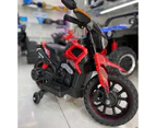 POSHO Red 12V Mini Electric Motorcycle With Training Wheels