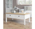 White Country Farmhouse Coffee Table