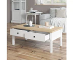 White Country Farmhouse Coffee Table