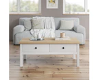 White Country Farmhouse Coffee Table