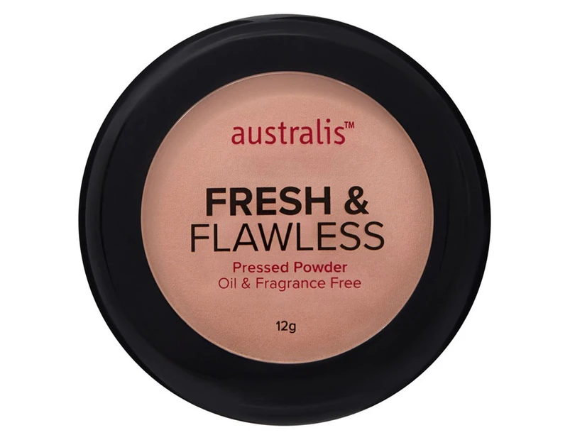 Australis Australis Fresh & Flawless Pressed Powder 11g  Deep Tan 11g