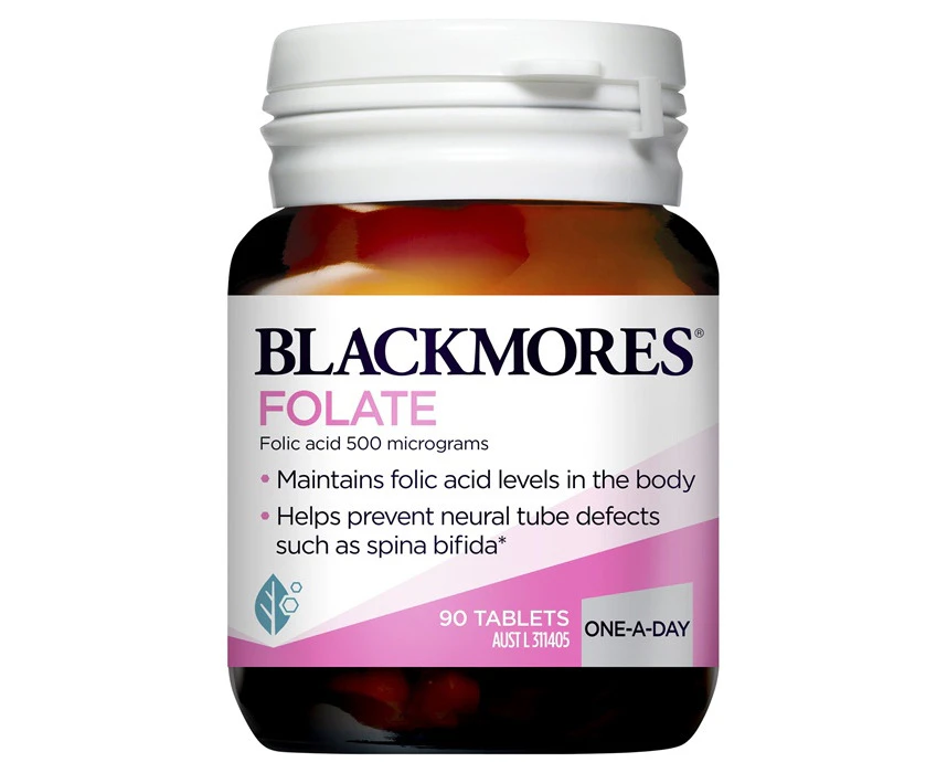 Blackmores Folate 500mcg 90Tabs