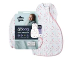 Tommee Tippee Sleep Bag for baby | The original grobag 1.0 tog snuggle - Pretty petals 3-9 months pink