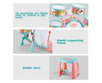 Jazz Drum Play Set Dynamic for Toddler Kid Educational Musical Instrument Toy Plastic Colourful 17 Pieces