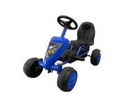 Go Kart Small Blue Kids 18m+ Pedal Powered Ride On Toy/Buggy/Racing Car