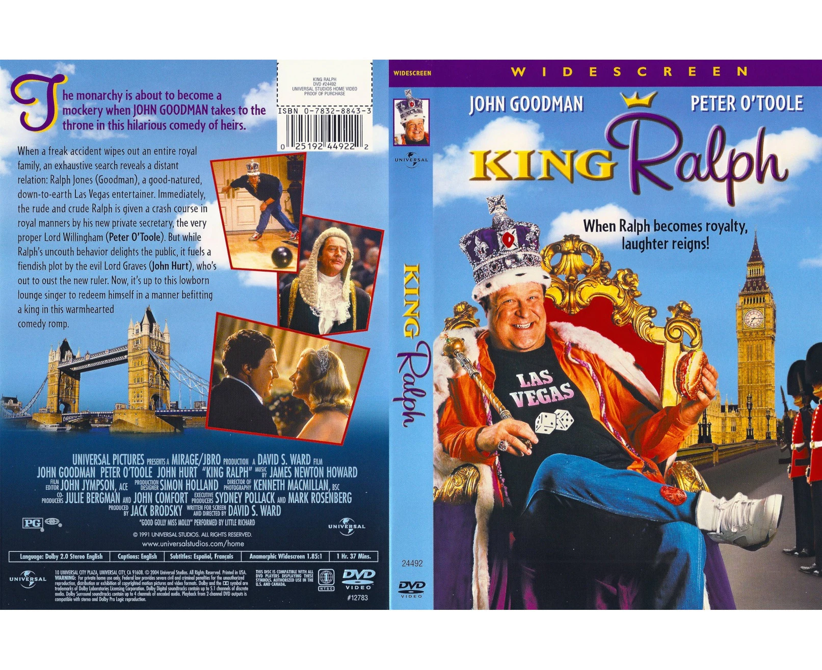 King Ralph [DVD] [Region 2]