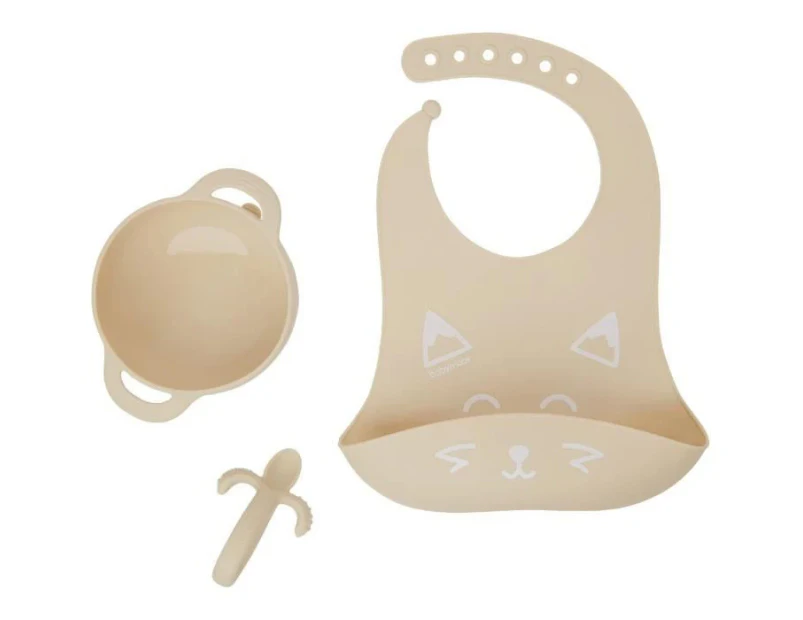 Babymoov Meal set 6-12 months 3 pieces FIRST'ISY Fox Beige - CATCH