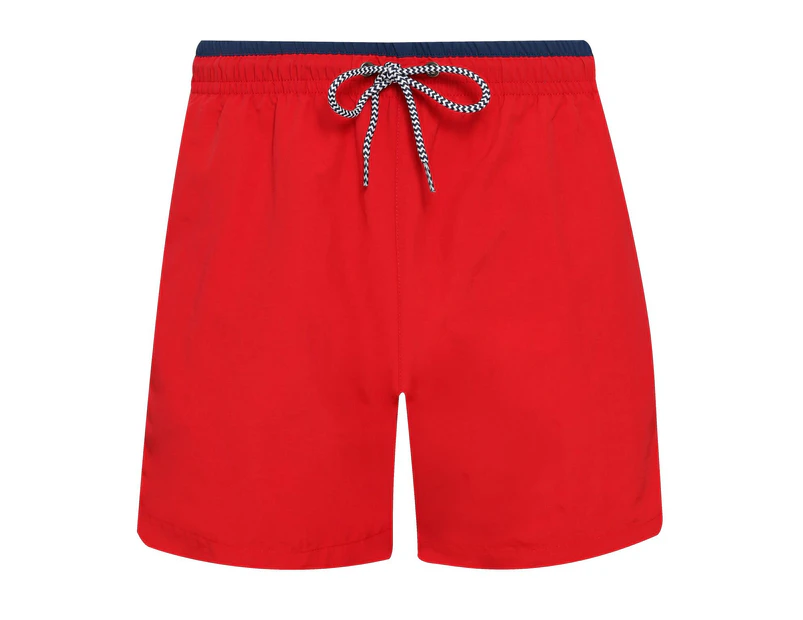 Asquith & Fox Mens Swim Shorts (Red/Navy) - RW6242