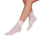 Silky Childrens/Youths Girls Classic Colour Dance Socks (1 Pair) (Pink) - LW438