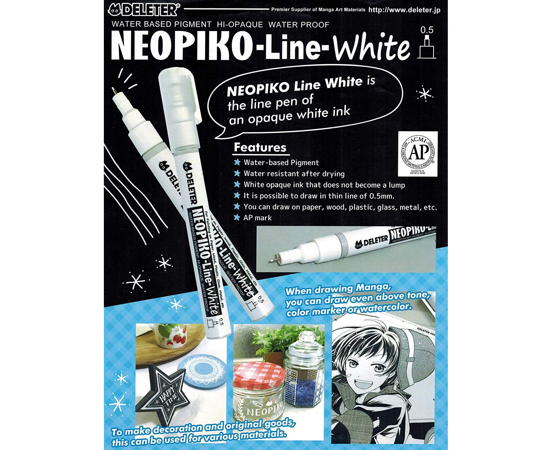 Wholesale Deleter Neopiko White Line Marker 0.5mm