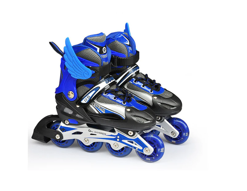 Adjustable Inline Skates Rollerblades Blue