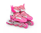 Adjustable Inline Skates Rollerblades Pink
