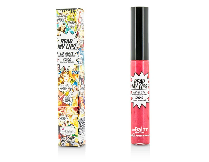 TheBalm Read My Lips (Lip Gloss Infused With Ginseng)  #Pow! 6.5ml/0.219oz