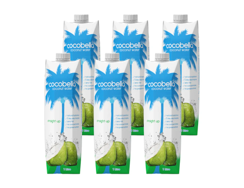Cocobella Coconut Water 6 x 1 Ltr.