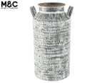 Maine & Crawford 33cm Camero Milk Bottle Jar - Grey