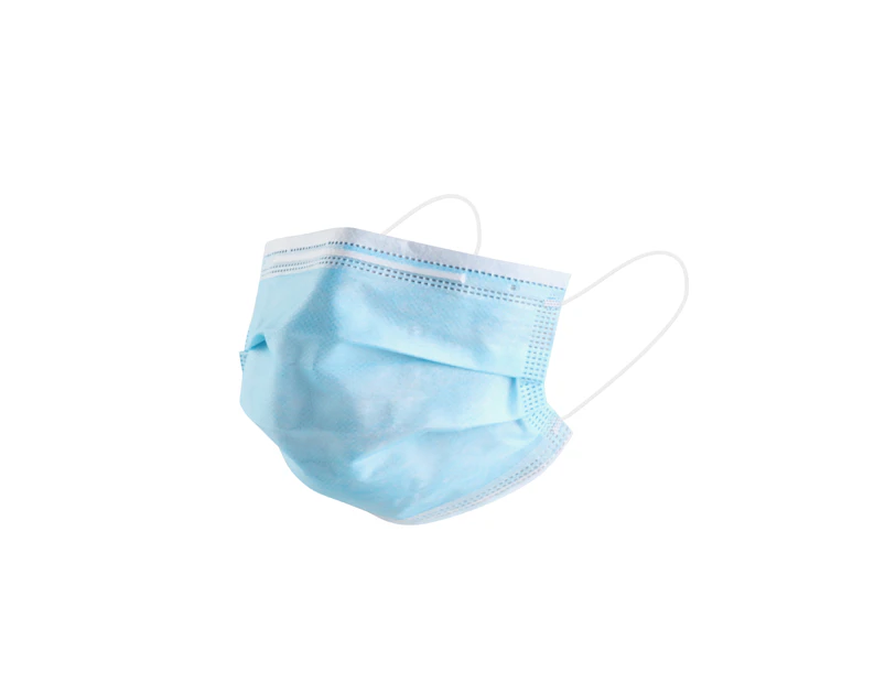Virafree 3 Layer Disposable Protective Face Mask Blue 200pcs (4 Boxes)