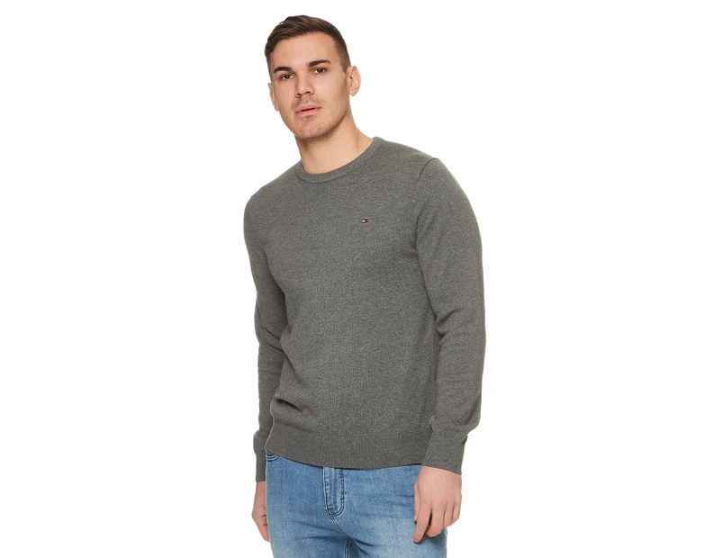 Alternativt forslag Vil ikke indstudering Tommy Hilfiger Men's Atlantic Crewneck Sweater - Medium Grey Heather |  Catch.com.au