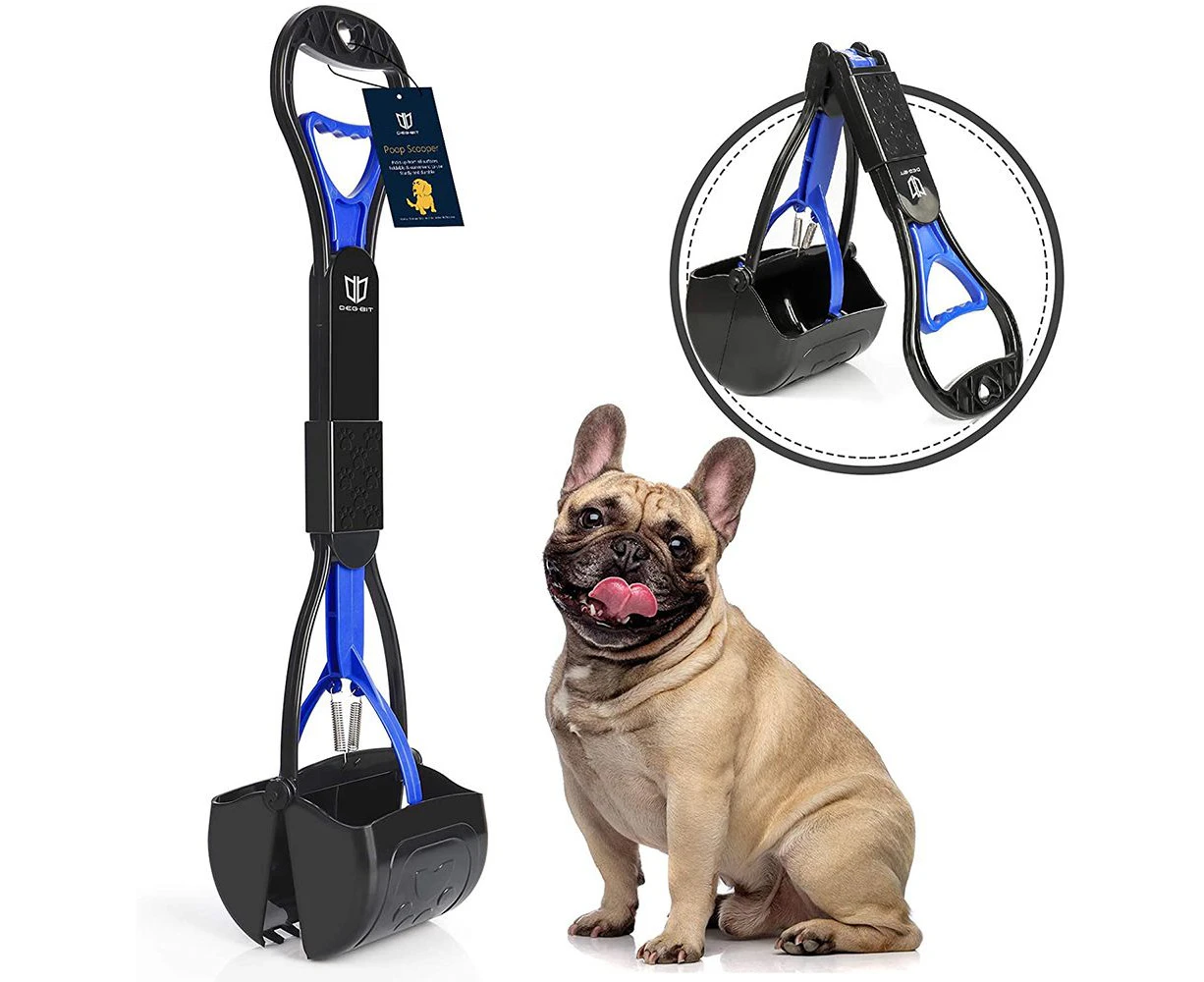 Non-Breakable Pet Pooper Scooper for Large and Small Dogs(Blue)