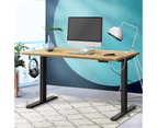 Oikiture Height Adjustable Standing Desk Electric Dual Motor Sit Stand Up 120cm
