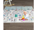Bopeep Kids Play Mat Baby Crawling Pad Floor Foldable XPE Foam Non-slip Cloud - Multi-Colour