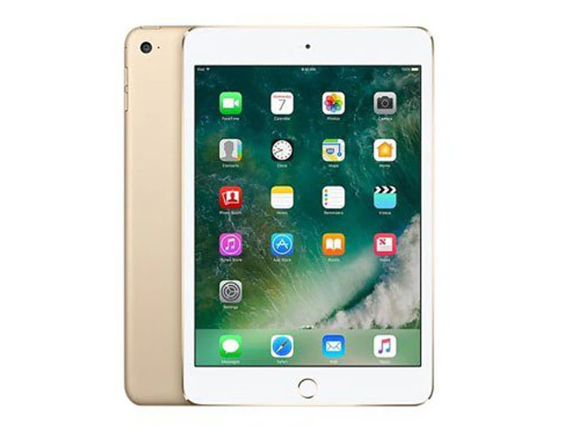 Apple iPad Mini 4 64GB Cellular (Refurbished As New) - - Gold - Refurbished Grade A