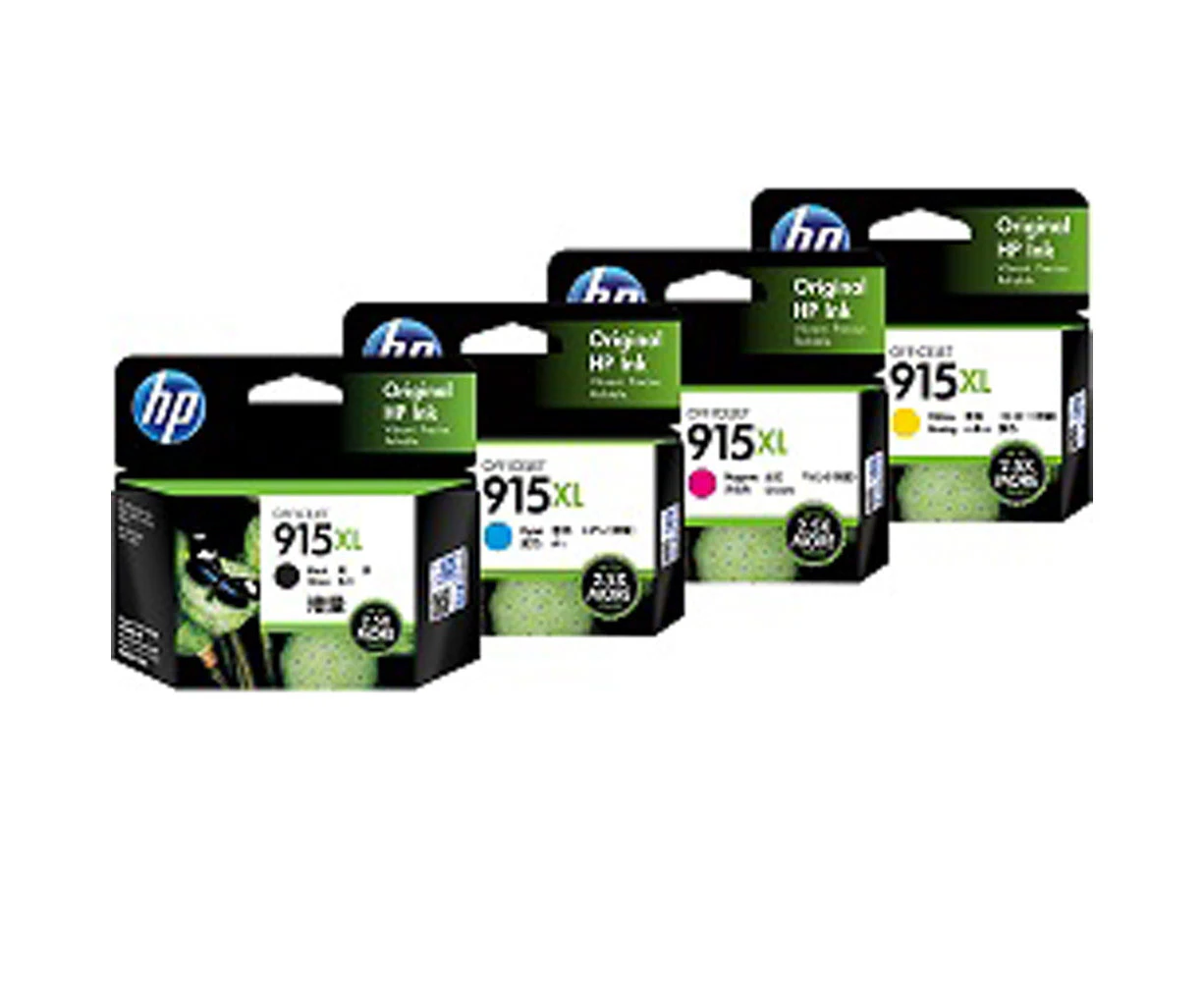 HP 915XL 4 Colours Value Pack Ink Cartridge Toner Officejet