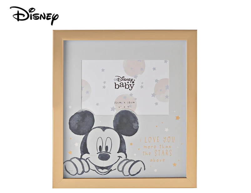 Disney Gifts 6x4" Mickey Mouse Photo Frame - Blue/Gold