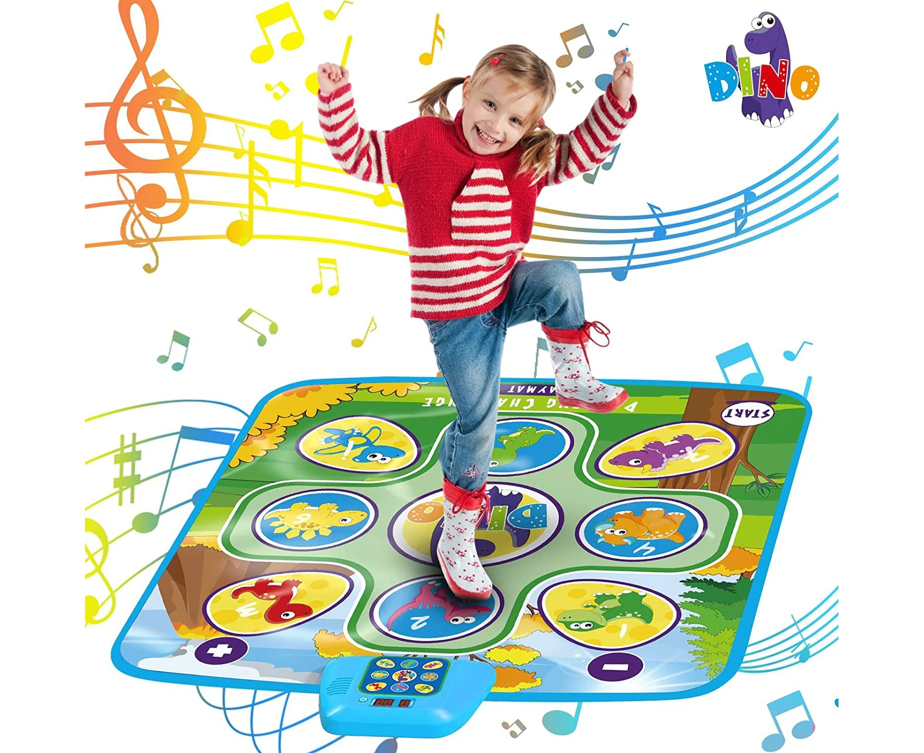 Dance Mat for Kids 5 6 7 8 Year Old Girls Boys