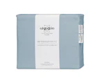 Algodon Queen Bed Combo Fitted Sheet Set w/Pillowcases 300TC Cotton Faded Denim