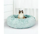 Pawz Pet Beds Dog Cat Soft Warm Kennel Round Calming Nest Cave AU Teal XXL