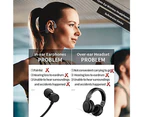 Wireless Sports Headphones, Bluetooth 5.0 Waterproof Sweatproof Headset with Mic for Sport Jogging Running Driving Cycling Hiking Use - Gray