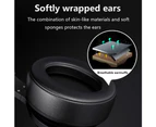 Active Noise Cancelling Bluetooth Headphones Over Ear with Microphone Hi-Fi Deep Bass Comfortable Protein Earpads Wireless Headphones - Black