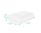 Dreamz Mattress Protector Topper Quilted Waterproof Cover Comfort Double - Model 4 in White