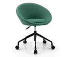 Giantex Swivel Office Chair Mobile Computer Desk Chair Height Adjustable Armchair Executive Task Chair Green