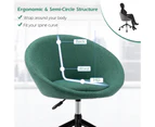 Giantex Swivel Office Chair Mobile Computer Desk Chair Height Adjustable Armchair Executive Task Chair Green