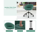 Giantex Swivel Office Chair Mobile Computer Desk Chair Height Adjustable Armchair Executive Task Chair Green