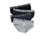 4 Pack Bonds Boys Male Kids Plain Undies Underwear Brief Jock UZW14A