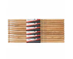Artist DSO5A Oak Drumsticks w/ Wooden Tips 6 Pairs