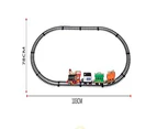 Electric Smoke remote control rail train simulation model rechargeable steam train children's toy set