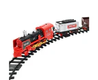 Electric Smoke remote control rail train simulation model rechargeable steam train children's toy set